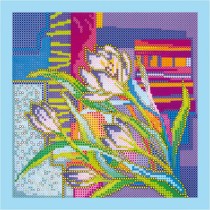 Схема для вышивки бисером «Крокусы»