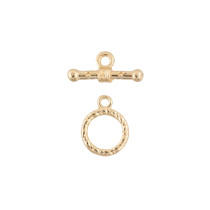 " Zlatka" Замок- тогл FMK- Q02 12 х 16 мм 1 шт 02 под золото