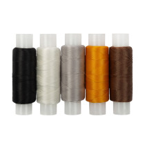 Нитки  для бисера TYTANIUM TNM 80% полиамид, 20% полиэстер 0. 1 мм 5 шт 110 м 120 я Ассорти №1